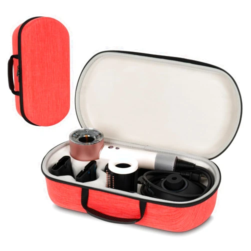 XINGFUDAO Hard Carrying Case Compatible with Dyson Supersonic Nural HD16 Hair Dryer,Replacement Travel Storage Bag for Hair Dryer Dyson Supersonic HD08 & HD15(red)