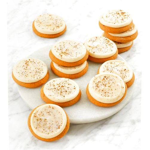 Cheryl's Cookies® Frosted Pumpkin Spice Latte Cookie Flavor Box, Fall Treats, Thanksgiving Desserts, Coffee Lover's Gift, Hostess Gift, Autumn Snack