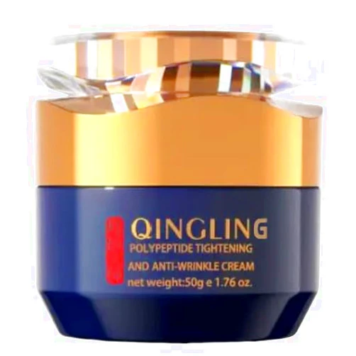 Regpem Qingling Face Cream, Qingling Crema Para Arrugas, Qingling Wrinkle Removal Cream, Polypeptide Tightening and Anti-Wrinkle Cream, Firming Anti-aging Eye Cream for Women Men (1)