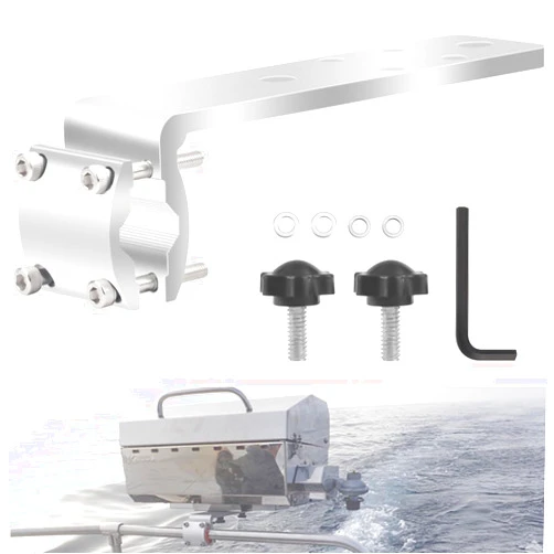KitchenKipper 58182 Stow N' Go Grill Rail Mount Bracket for Any Kuuma Stow N' Go BBQ Grill, Fits Rv Boat Camping in/Outboard Can Be Used On 7/8