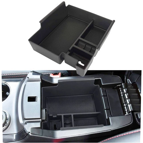 MARCHFA Center Console Organizer Tray Compatible for Ford Explorer 2019 2018 2017 Armrest Organizer Tray Secondary Storage Box Divider