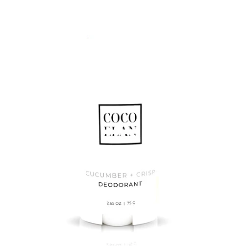 COCO ELAN | Aluminum-Free Deodorant | Long Lasting Odor Protection | Sweat Absorption | Whole Body | Cucumber + Crisp