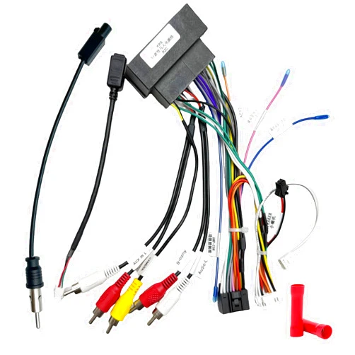 Klintotour Aftermarket Radio Wiring Adapter Compatible with Chrysler 2015-2018/Dodge 2014-2019/Jeep 2018-2019, 16Pin Android Car Stereo Harness with SWC Reverse, Fits for Ram Wrangler Grand Cherokee Challenger