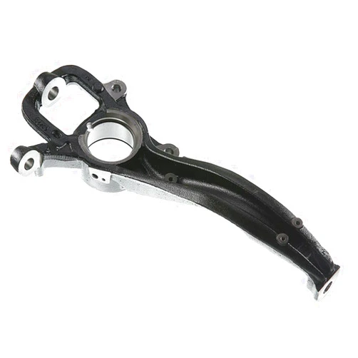 AotiByChe 1pc Suspension Steering Knuckle Front Right Passenger Side Black Steel 7P6407246A 7P6-407-246-A FRSKFVVT27