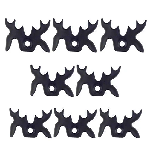 Zelerdo 8 Pack Plastic Moosehead Pool Billiard Cue Bridge Head