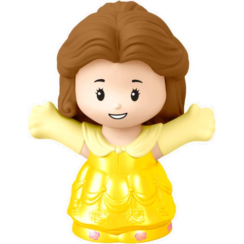 Disney Princess Belle Little People Single Character Figure Toddler Toy for Pretend Play