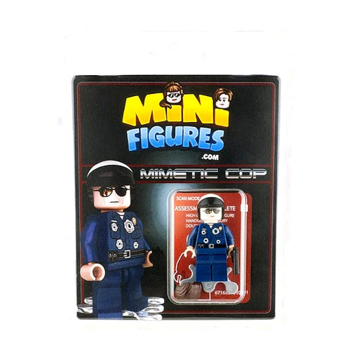 Minifigures.com Custom Design Minifigure - Mimetic Cop - Adult Collectors Edition