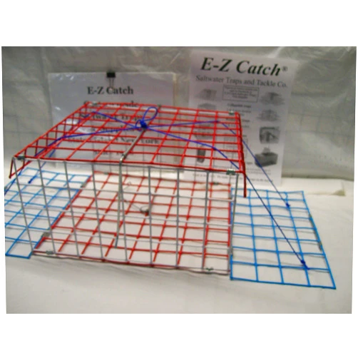 E-Z Catch USA Limited Edition Red, White & Blue Crab Trap for Blue Claw Crabs 12