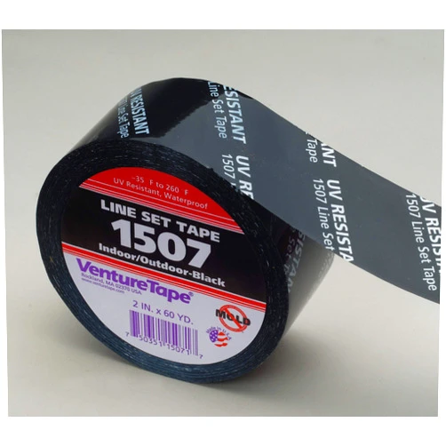 3M Venture Tape Line Set Tape 1507, Black, 48 mm x 55 m, 3 mil, 24 rolls per case