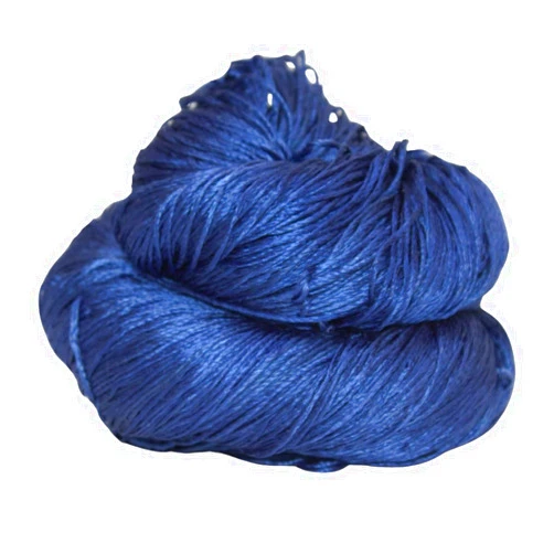 Knitsilk 3 Ply 100% Mulberry Silk Lace Weight Yarn | Perfect for Knitting & Crocheting and Weaving | Premium Quality Silk Yarn for Luxurious Creating Projects.(50 Grams – 260 Yards, Twilight Blue)