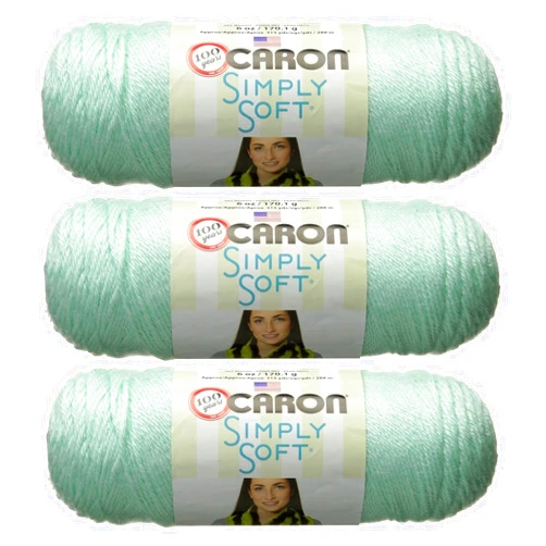 Caron Simply Soft Yarn Solids (3-Pack) Soft Green H97003-9739
