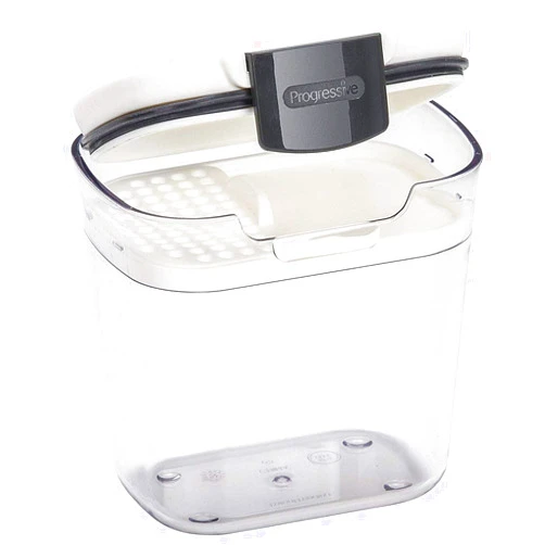Progressive International Prepworks Mini ProKeeper 1.5 Cup Spice, Herb, Baking Soda/Powder, Snack Airtight Food Storage Container, Clear