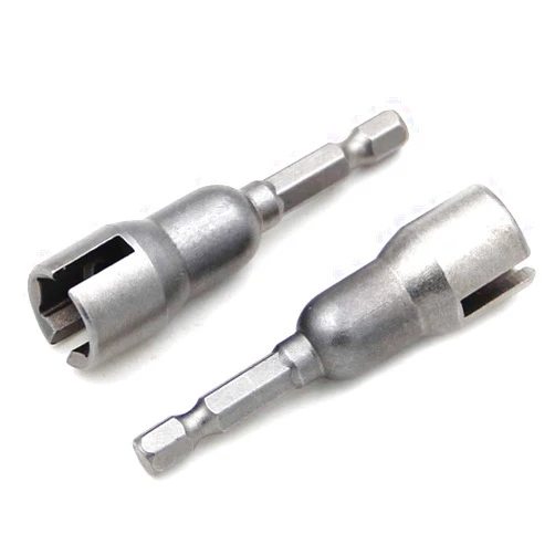 Yorkplace 2PCS Power Wing Nut Driver Set, Wing Nut Drill Bit Socket Wrenches Tools Set,1/4