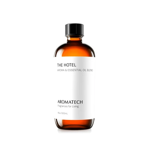 AromaTech The Hotel Aroma Essential Oil Blend: Luxury Hotel Inspired Aromatherapy with Lemon, Lavender, Peach & Pine for Ultrasonic Diffusers & Nebulizers - 16 fl oz, 500 mL