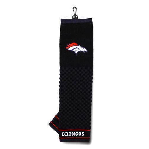 Team Golf NFL Embroidered Golf Towel, Checkered Scrubber Design, Embroidered Logo