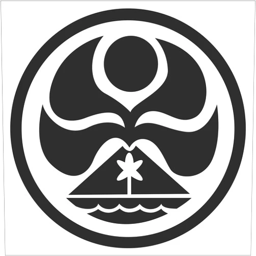 INDIGOS UG Car Sticker - Bumper - Decal - JDM - Die Cut - HIC Hawaiian Island Creations Fenster Sticker - Black - 88mmx88mm