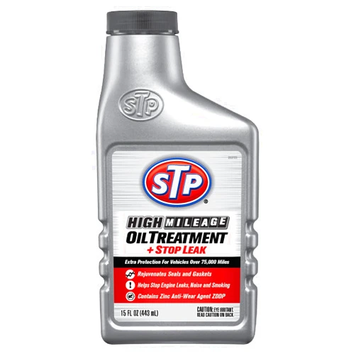 STP High Mileage Oil Treatment + Stop Leak - 15 FL OZ