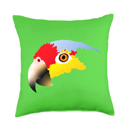 Kristen Weil Red-lored Amazon Parrot Throw Pillow