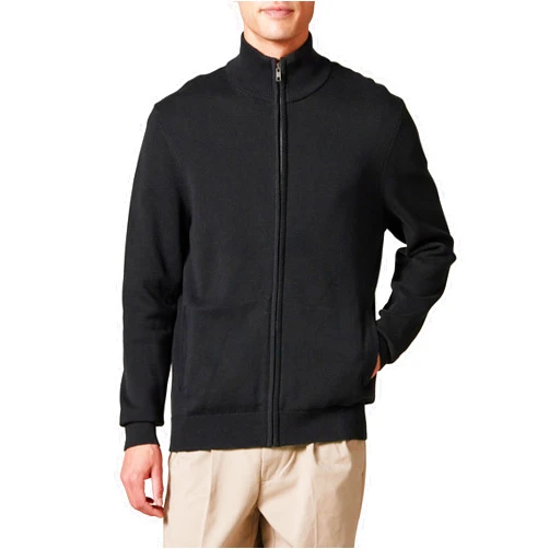 Amazon Essentials Men's Full-Zip Cotton Sweater