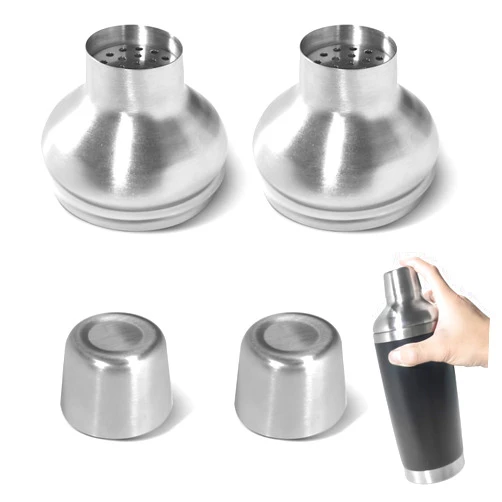 HiMoliwa 2 Pack YETI Rambler 20 oz Cocktail Shaker Replacement, Cocktail Shaker Lids Compatible for YETI Rambler 20 oz Stainless Steel(Lid Only)
