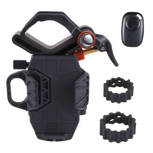 Celestron - NexYZ DX Kit - 3-Axis Universal Smartphone Adapter - Digiscoping Smartphone Adapter - Bluetooth Shutter Release Remote – Capture Images and Video Through Your Telescope or Spotting Scope