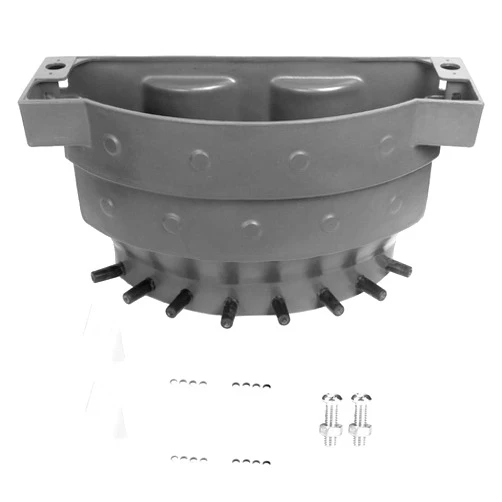 GLOGLOW Milk Feed Buck, MP70C Plastic 38L High Capacity 8 Nipples Calf Milk Feed Bucket for Cattle Sheep Livestock for Cattle Sheep Livestock(38L) Bucket Organizers