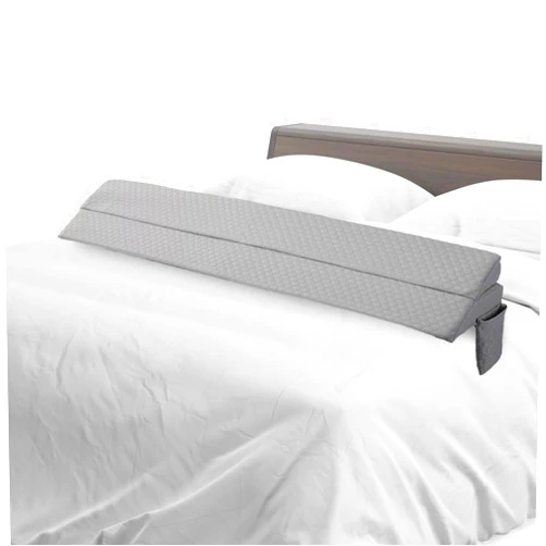 BluSkies Grey Bed Wedge Pillow for Bed Headboard, Leg, Knee, and Back Support | Post Surgery Recovery | Made of Polyester & Polyurethane