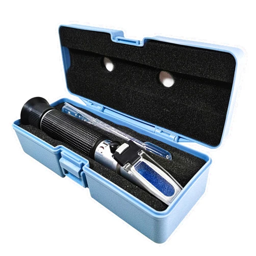 Agriculture Solutions Salinity Refractometer for Seawater and Marine Fishkeeping Aquarium 0-100 Ppt with Automatic Temperature Compensation