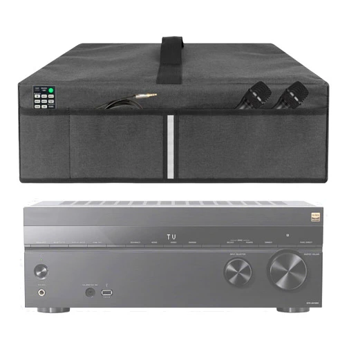 Kingshion Record Player Dust Cover, Stereo Receiver Dust Cover Compatible with Yamaha R-S202BL,R-S500BL,R-N301BL,RX-V681BL Stereo Receiver,Sony STR-DH540,STR-DH590,STR-DH100,STR-DH190 Stereo Receiver