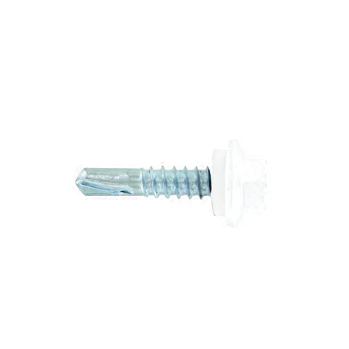 Fasteners Plus ST Fastening #12 x 1 Maxx Steelbinder Metal Roofing Screws Metal-to-Metal Bright White (Pack of 250)