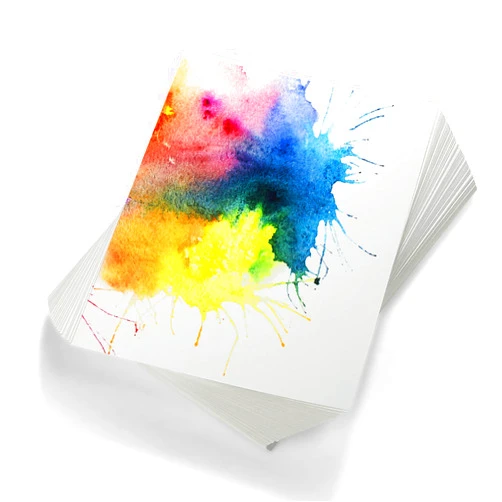 TaoBary 300 Pcs Watercolor Paper Sheet Bulk White Cold Press Paper Pack 110 lb 230 GSM Sketch Painting Watercolor Paper Pad for Watercolorist Beginning Artists Adults Drawing Craft(11 x 15 Inch)
