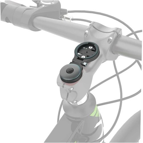 VOIEOV Garmin Stem Mount - Adjustable Out Front Computer Mount for Garmin Edge, Road Cycling Bike Computer Mount Compatible with Wahoo Elemnt, Bryton, Cateye (Black)