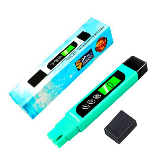 HASFINE TDS Meter Water Quality Tester,HASFINE Digital Conductivity Meter 3 in 1 TDS,EC and Temperature Meter, Accuracy Testing Pen 0-9999 PPM Meter for Drinking Water, Aquariums,Pool and More