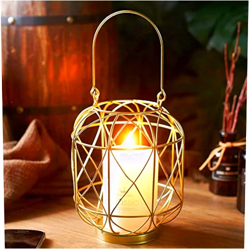 Quace Iron Nordic Hanging Candle Holder (Nordic-Lantern)
