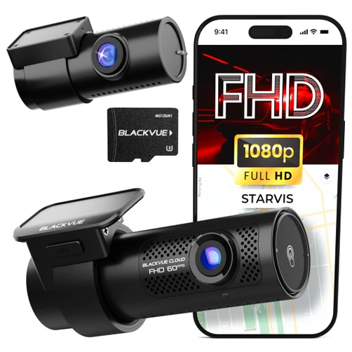 BlackVue DR770X-2CH II Dash Cam – Dual Full HD Front & Rear, Enhanced Visual Clarity, Fast Boot, USB-C Install, Effortless Video Playback via Wi-Fi, Cloud Remote Access, Smart Parking Mode (128GB)