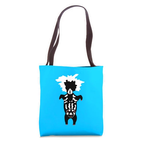 Skunks and Mephitids Ecology Designs Adorable Spotted Skunk Handstand Tote Bag