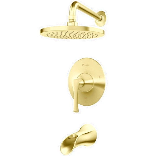 Pfister LG89-8RHBG Rhen Tub and Shower Trim, Brushed Gold