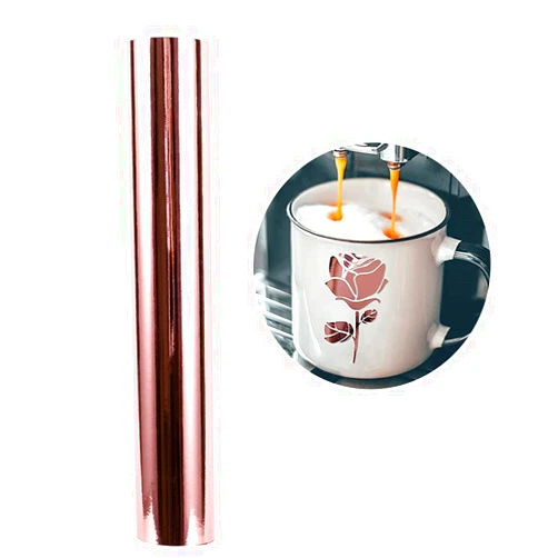 Heinaroman Rose Gold Permanent Adhesive Vinyl Roll 12