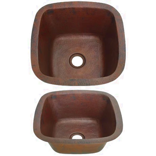 Hammermarc SBV15 inch Hammermarc Medium Size Square Copper Bar or Prep Sink