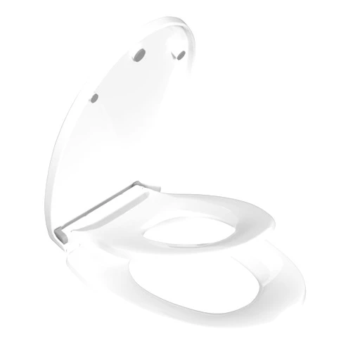 MUNNAR Toilet Seat with Toddler Seat Built in - MUNNAR Potty Training Toilet Seat with Slow Close and Magnet, Quick Release, Easy Cleaning, Fit for Toddlers, Children and Adults, Elongated, 18.5