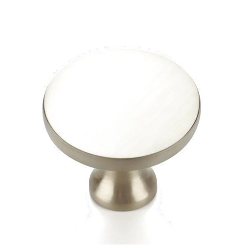 Ravinte 30 Pack 1-1/4 Inch Brushed Nickel Round Kitchen Cabinet Knobs,Zinc Solid Drawer Pulls, Cabinet Handles for Cupboard, Dresser, Closet and Bathroom, Modern Cabinet Hardware for Cabinets