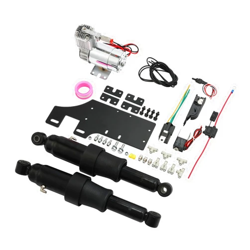 TCMT Rear Air Ride Suspension Kit Fits For Harley Touring 1994-2025 Bagger Road King Road Glide Street Glide Electra Glide Ultra Limited