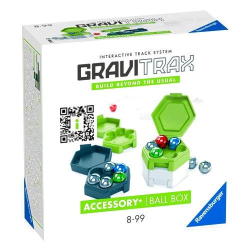 Ravensburger GraviTrax Ball Box - Marble Organization Set | Creative STEM Toy | Interactive Race Tracks | Ideal for Curious Kids and Adults | Compatible with All GraviTrax Systems