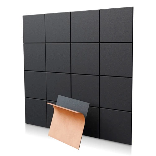Audiosoul 18 Pack Black Square Self-Adhesive Acoustic Panels-12