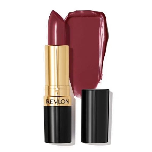 Revlon Super Lustrous Lipstick, Creamy Formula For Soft, Fuller-Looking Lips, Moisturized Feel, 045 Naughty Plum, 0.15 oz