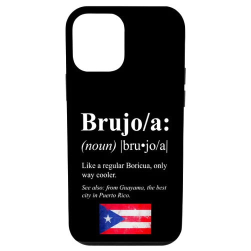 Funny Puerto Rican Gifts for Brujos iPhone 12 mini Boricua Guayama Puerto Rico Gift - Brujo Definifion Case