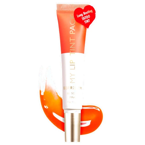 Berrisom LIP My Tint Pack - Korean Lip Stain Peel Off Pack | Kiss-Proof Korean Lip Tint Long Lasting Lip Stain Marker | Waterproof Lip Stain Peel Off Lipstick (01. Soft Pink, 0.50 Fl Oz)