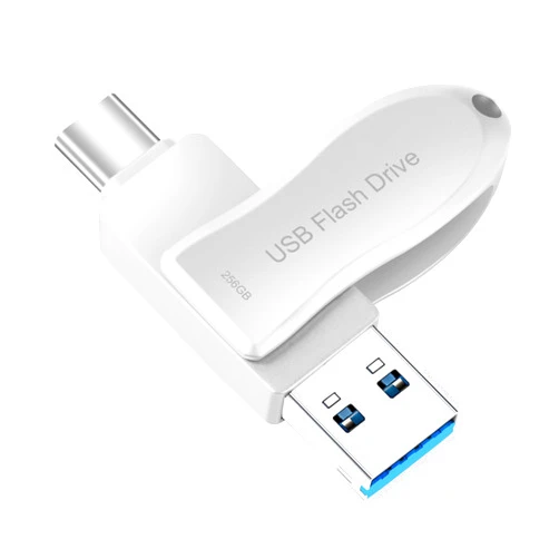DEZOBYTE USB Flash Drive 256GB for Phone Thumb Drive Photo Stick Android USB C Memory Stick Photo Storage DEZOBYTE Compatible Phone Pad Pro Android USB C and Computer Silver-HL 256GB