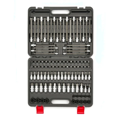 KOOPOOL 107-Piece Allen and Torx Bit socket Set, 1/4