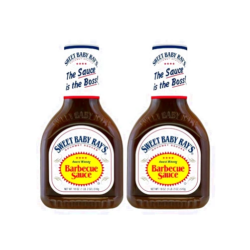 Ljj Sweet Baby Rays BBQ Sauce, 18 Oz (2 Pack)